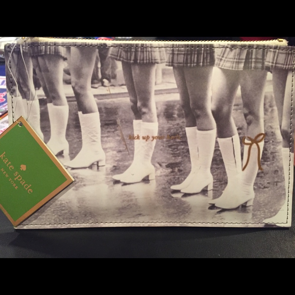 Kate Spade Pencil Pouch - Kick Up Your Heels - 6pc - Picture 4 of 5